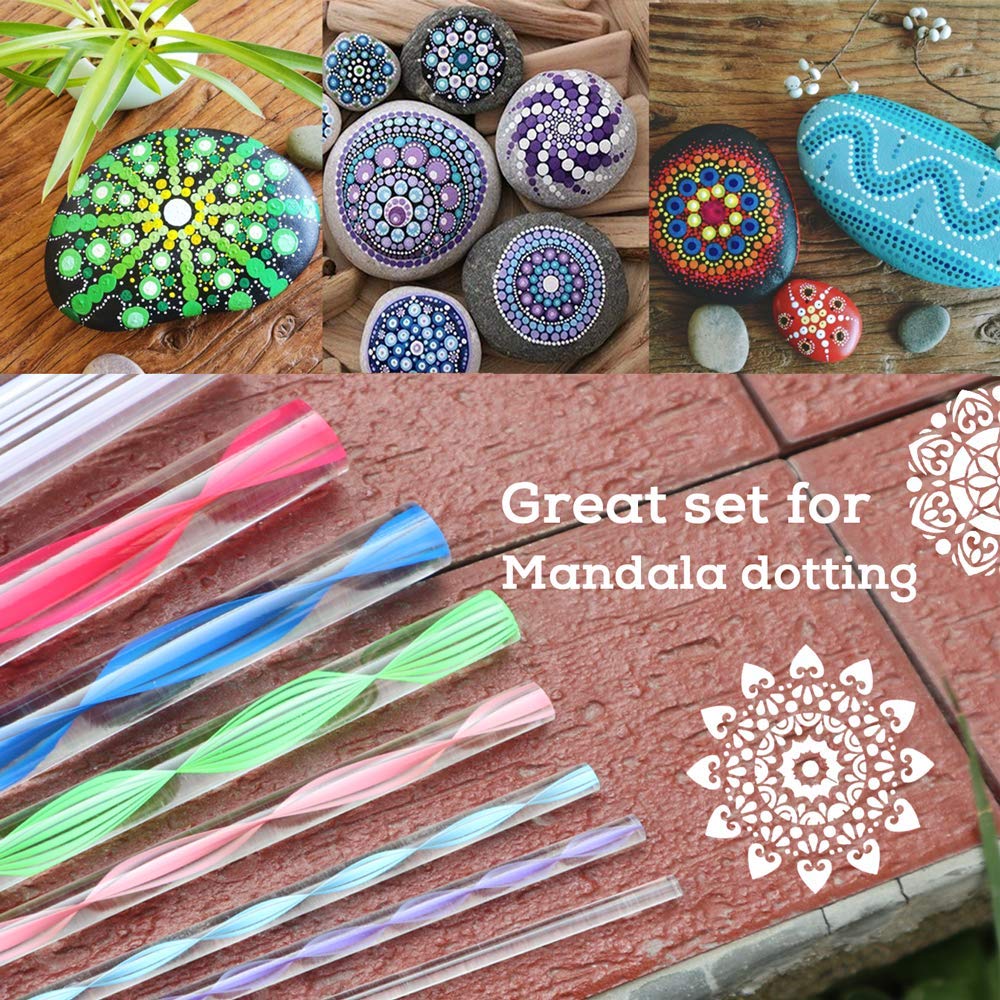 20pcs Baisdy Mandala Dotting Tools For Painting Rocks 7pcs Mandala Dot Painting Templates Stencils 8pcs Acrylic Rods 5pcs Ball Stylus Dotting Tools Kits,Male Anime Drawing References Hair