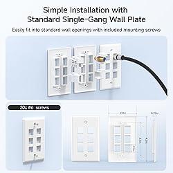 [UL Listed] Cable Matters 10-Pack Low Profile
