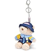 LuckGift Cute Plush Teddy Keychain – Bag & Car Charm, Multi-Use Key Ring, Gift for Women & Friends, Birthday or Christmas