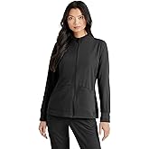 BARCO Unify Team Warm-Up Scrub Jacket for Women – 3-Pocket Jacket Top with 360 Spandex Stretch & Moisture Wicking Fabric