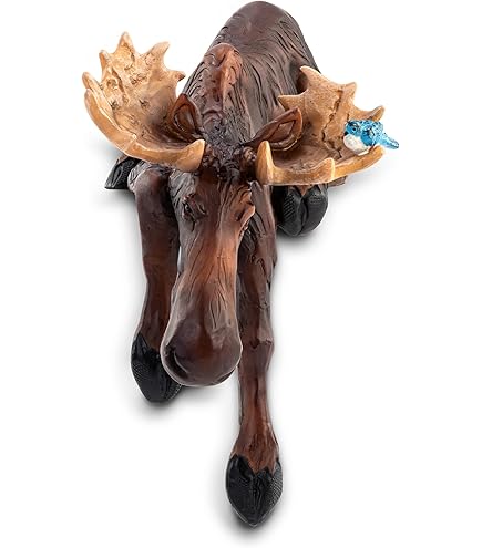Kalalou Recycled Panted Metal Santa Holdng Two Trees