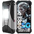 Unihertz Tank 3 Pro Rugged Smartphone, Android 14 5G Cell Phone with Projector, 32GB RAM+512GB ROM, 6.79" Waterproof Outdoor Mobile Phones Unlocked, 23800mAh/OTG/GPS(Support T-Mobile&Verizon Only)