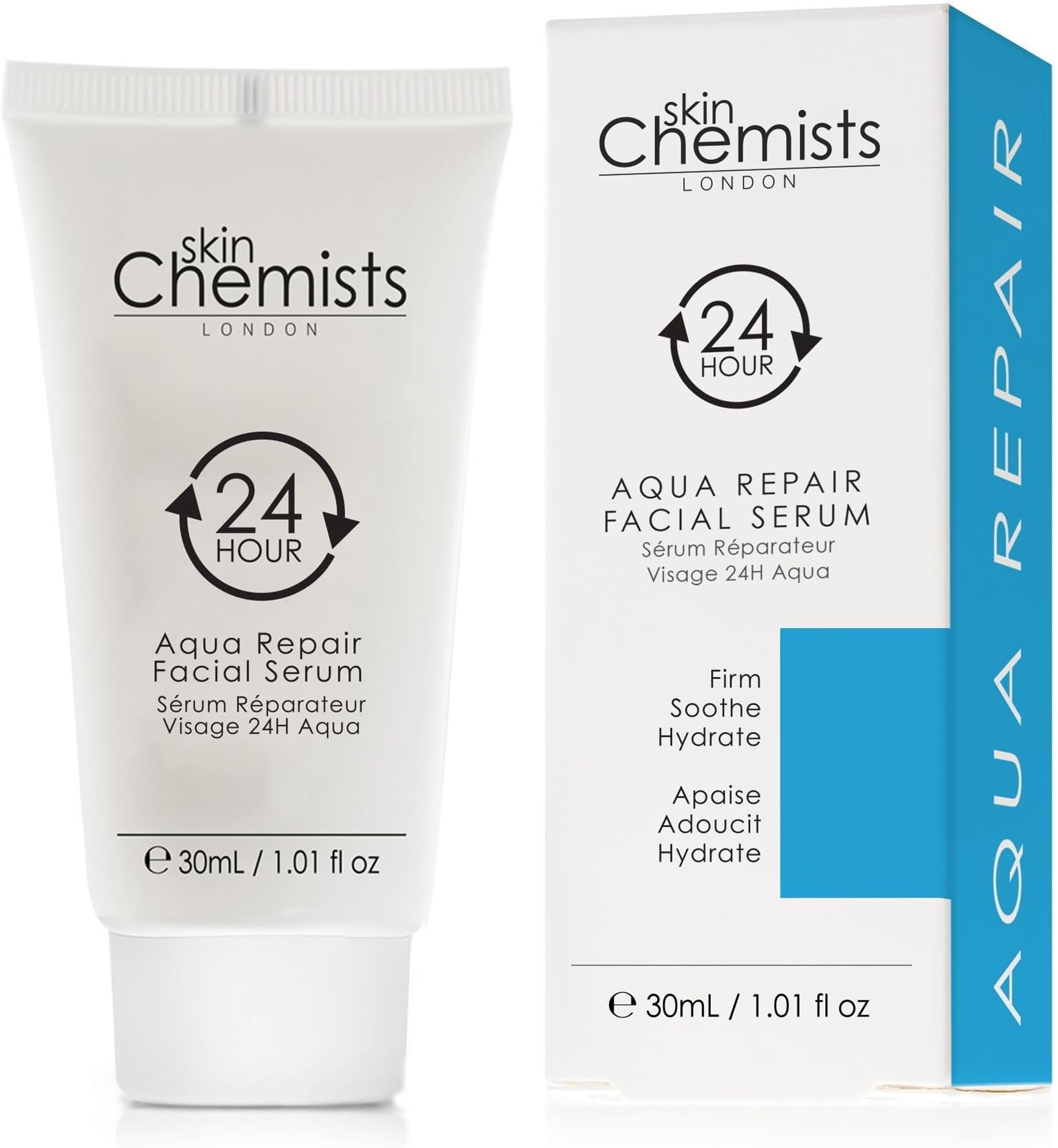 Skin CHEMIST LONDON 24-Hour Aqua Repair Facial Serum 30ml/1oz