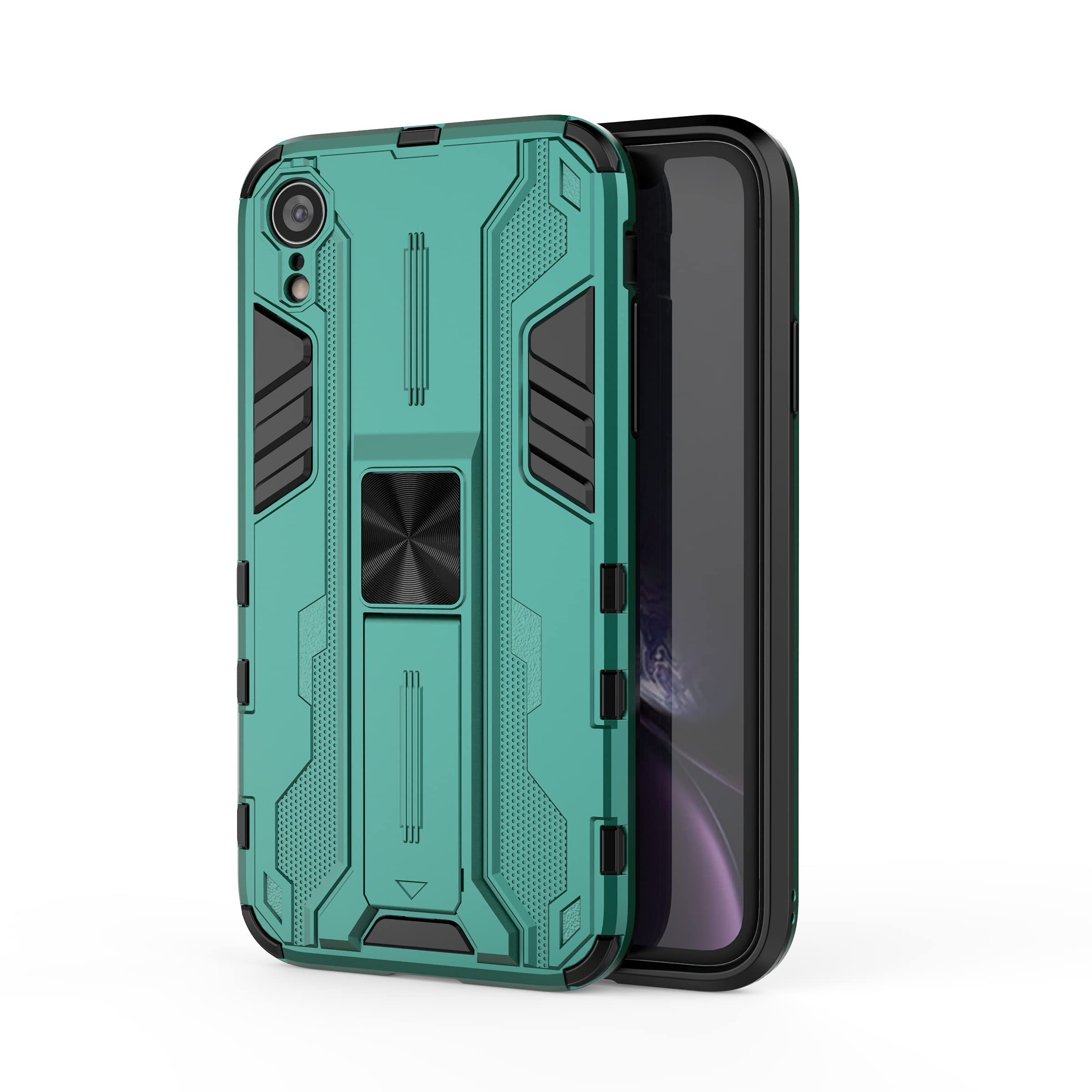 IMIRST Premium Phone Case for Apple iPhone XR - Military-Grade Heavy Duty Shock-Absorbing Scratch-Resistant Sleek Robust Protective Cover Compatible with Apple iPhone XR. HS Green