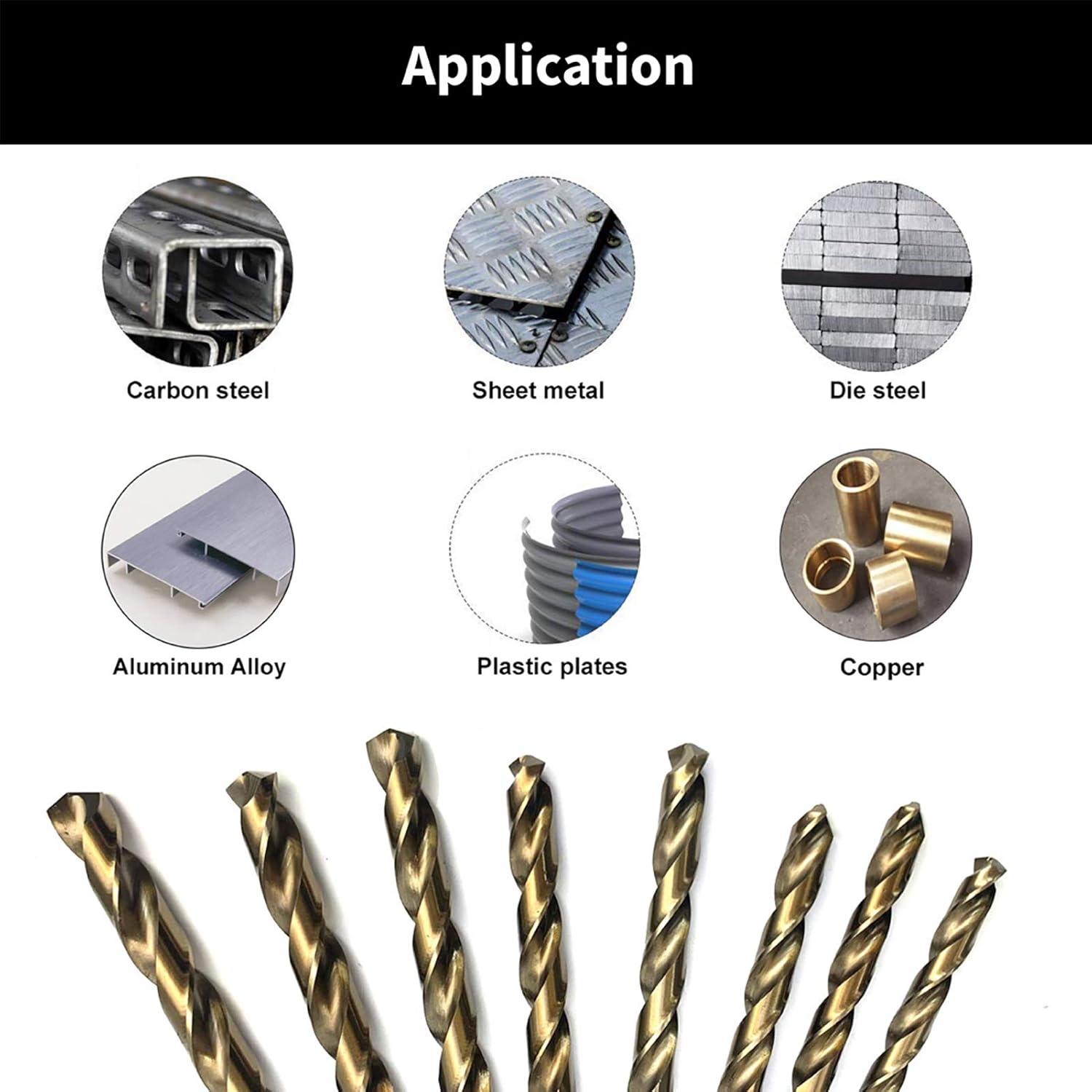 NORTOOLS Cobalt Drill Bit Set,19 PCS(1.0mm-10.0mm) Drill Bit Sets Hss-G M35 Cobalt 5% DIN338 Metal Drill Set for Stainless Steel,Hard Metal - Image 5