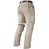 Men's Hiking Convertible Zip Off Pants Outdoor Waterproof Quick Dry Lightweight Fishing Safari Travel Cargo Work Pants