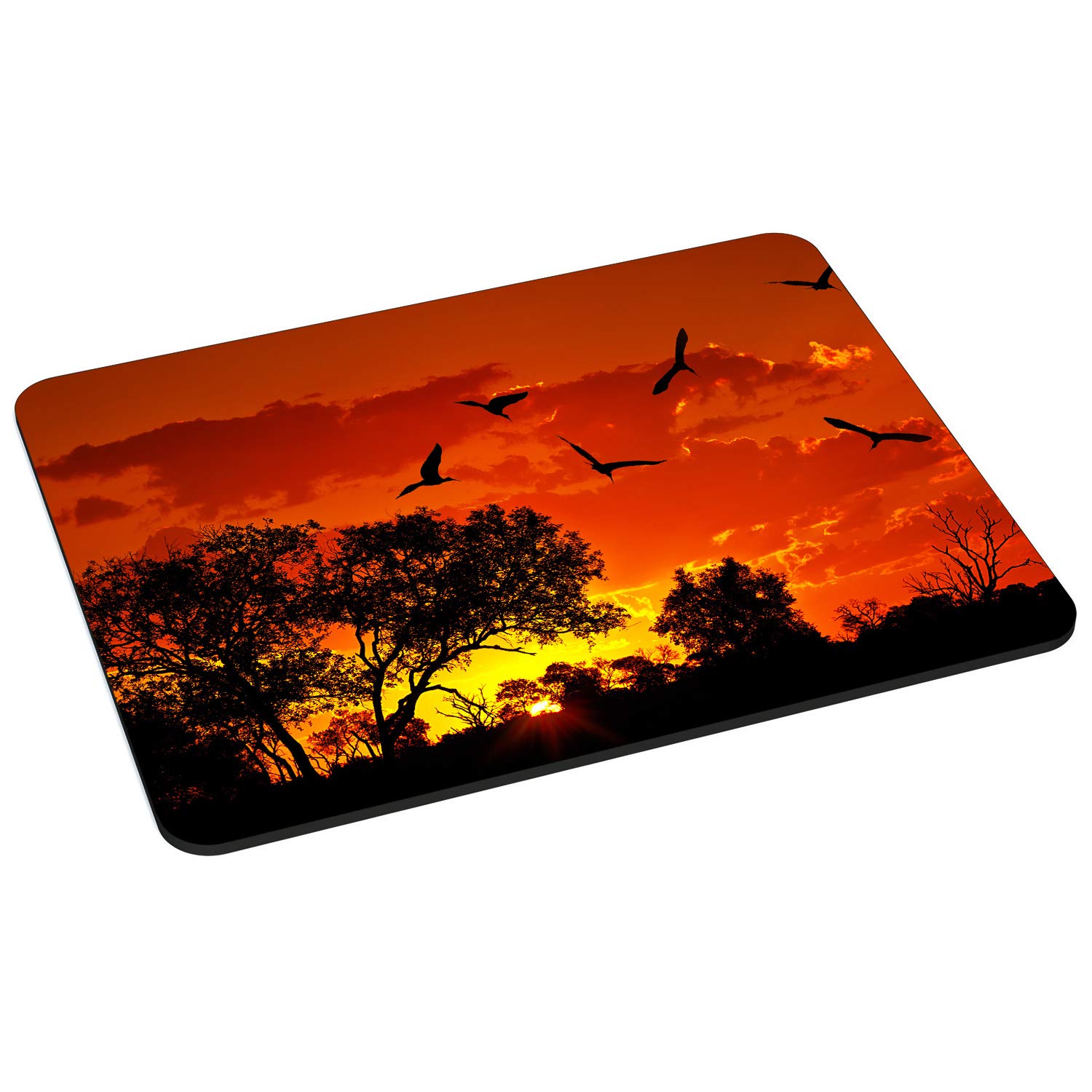 Pedea Neoprene African Sunset Design Mouse Pad