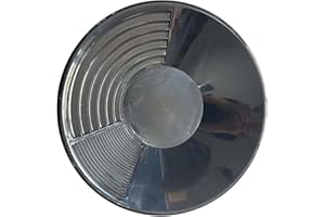 Menolana Gold Panning Pan,Prospecting Tool,Gold Prospecting Pan,Equipment,Stackable,Gold Pan Collection Tool for Hobbists Beg