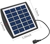 Decdeal 6V/2W Solar Fountain Pump with Adjustable Panel for Pond Garden view 7