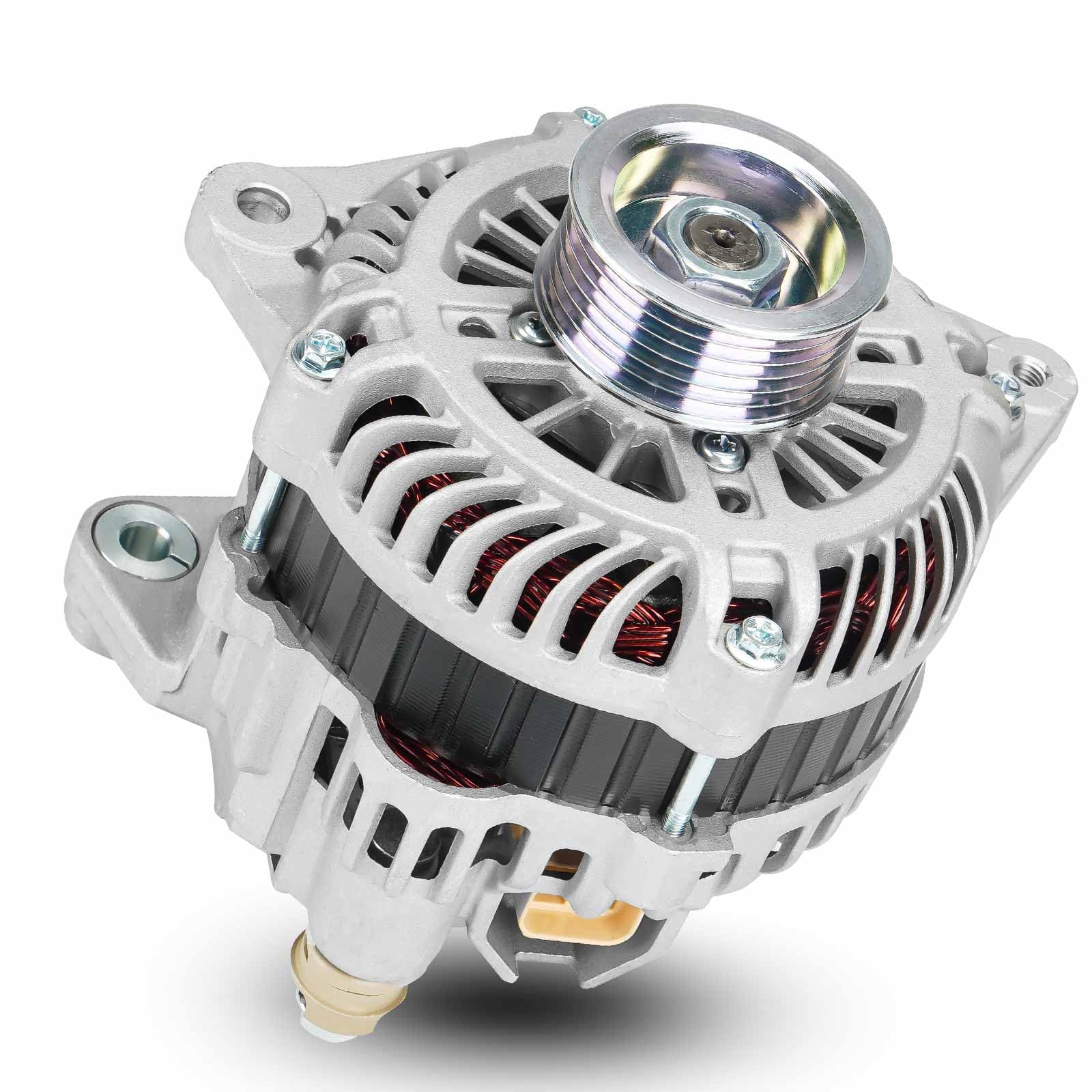 Photo 1 of New Alternator Fit for 3.5L Infiniti FX35 2003-2008, for Infiniti G35 2003-2006, for Nissan 350Z 2003-2006, for Nissan Pathfinder 2004, 110 Amp 12V CW, Replace# A003TG0191, 11051, 11052, 13900N