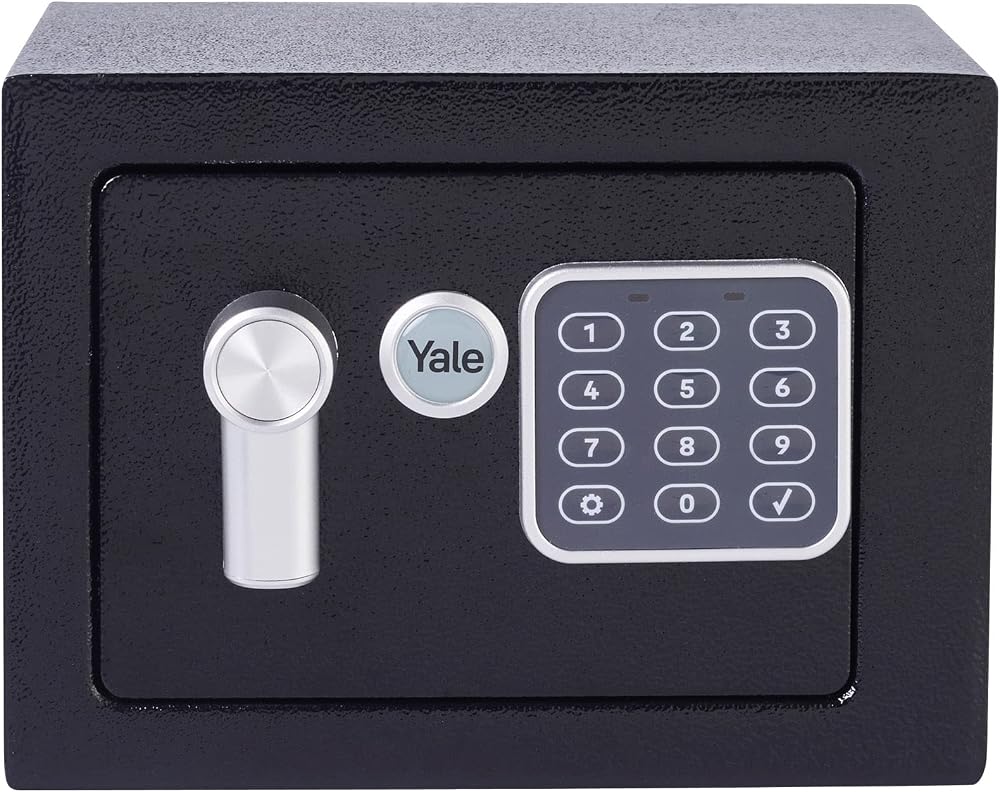 Yale Electronic Safe Mini Black YSV/170/DB2 Standard Security