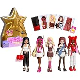 PhatMojo Dress to Impress &mdash; Mystery Models &mdash; Superstar 5-Pack &mdash;Series 1 &mdash; Star Storage Case &mdash;Small Dolls &mdash; Blind Box Collectible Set &mdash; Includes DLC Code &mdash; Officially Licensed Toys