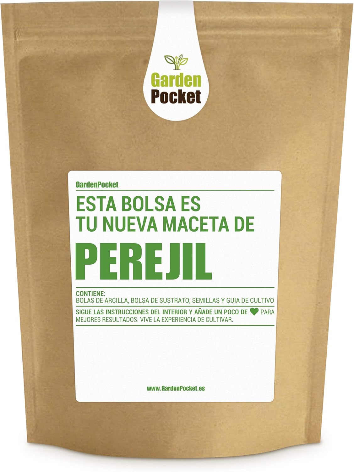 Garden Pocket - Kit de Cultivo de PEREJIL - Bolsa Maceta: Amazon ...