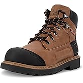 Yelang Men's Steel Toe Safety Work Boot Slip Resistant Puncture Utility Shoes 6 Inch For Industrial Construction Outdoor botas de trabajo para hombre