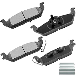 cciyu D1012 Rear Ceramic Disc Brake Pads Kit For