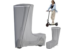 TBNO Electric Scooter Cover,1680D Heavy Duty Waterproof and Dustproof Oxford Cloth, UV Resistant & Anti-Scratch, Includes Storage Pouch,A Better Fitting Electric Scooter Cover (45x8x47)
