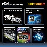 ASRock B760M STEEL LEGEND WIFI Micro ATX Motherboard LGA1700 DDR5 PCIe 5.0 3x view 8