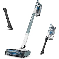Shark PowerPro Plus Cordless Stick Vacuum, Pure Water, IZ377H | Lightweight, FloorDetect Technology, HEPA Filter, 50-Min Runt