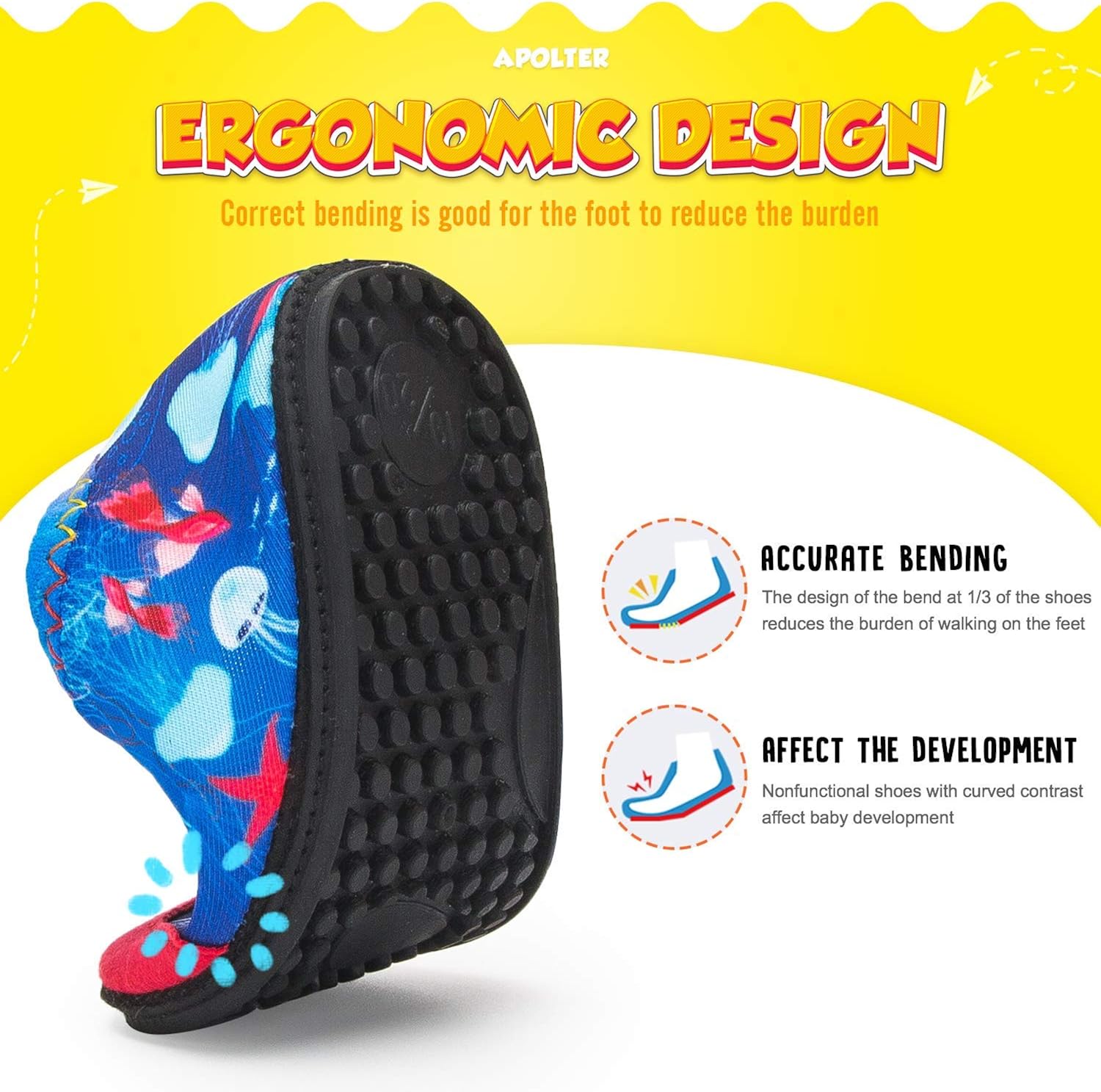 baby non slip pool shoes