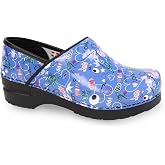Sanita Swanzey Professional Clogs for Women - Patent Leather, Arch Support, Closed-Back, APMA-Approved Slip-On Shoes