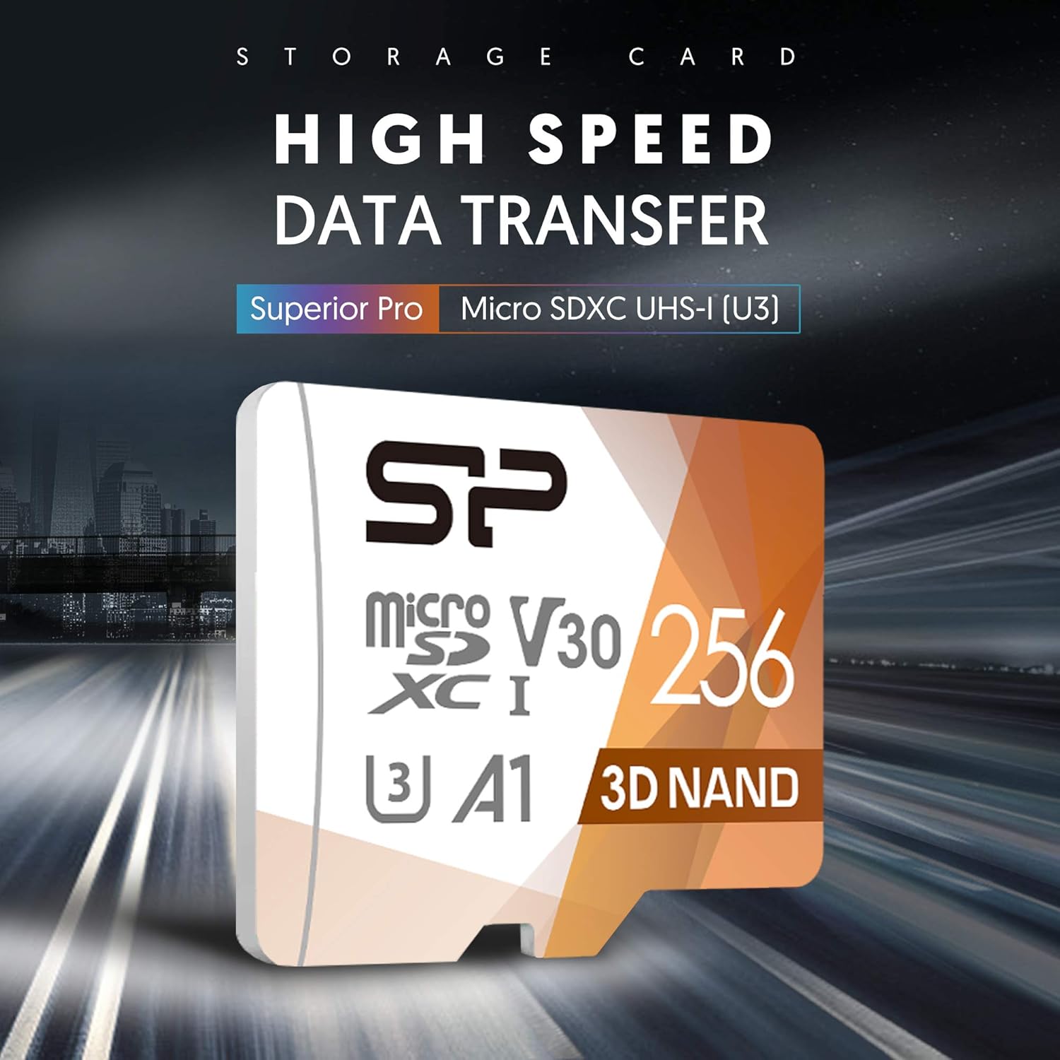 Silicon Power U3 256GB Micro SD Card Nintendo-Switch Compatible, SDXC microsdxc Class 10 High Speed MicroSD Memory Card with Adapter: Computers & Accessories