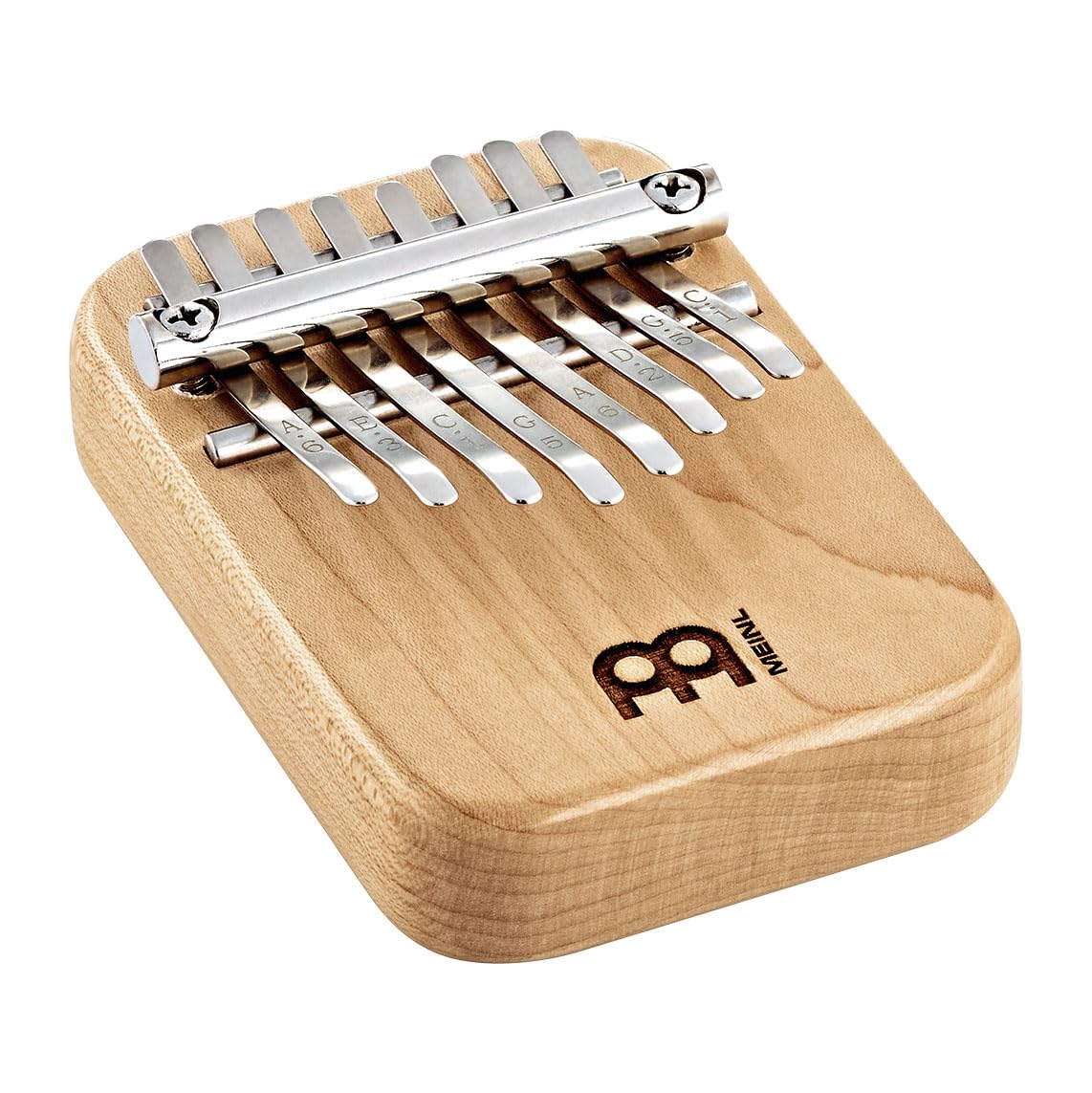 Sonic Energy Solid Body Kalimba – 8 notes in C Major – For Meditation, Yoga, Percussion – Maple Wood – Including Accessories (KL801S)
