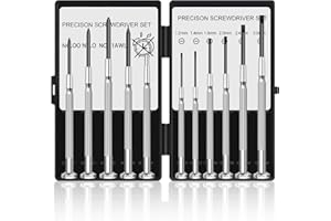 Precision Screwdriver Set, 11 Pcs Small Screwdriver Set, Mini Screwdriver Set Tool Repair for Watch, Eyeglassess, Jewelers, T