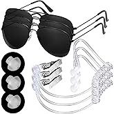 Men in Costume Black-Costume Accessories - Secret-Service and Spy FBI Costumes, Fake Ear Piece and Sunglasses