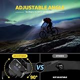 Demlaies Head Torch Rechargeable 2 Pack 28H 300° Wide Beam IPX6 view 5