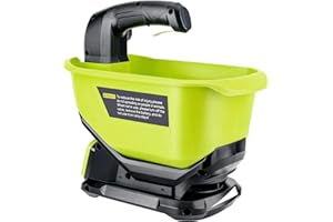Gerttilyon Salt Spreader for Ryobi 18V Battery, Handheld Power Spreader for Seeds, Fertilizer, Year-Round Coverage for Grass Seeds, Rock Salt, and ice melt Seasons. (Tool only)