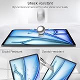 ProCase 2-Pack Screen Protector iPad Air 11" M4 M3 M2 Tempered Glass 9H view 5