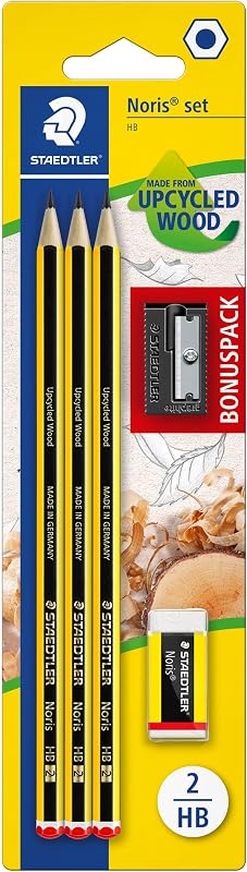 Noris 120 Set escolar – 3 HB, goma & sacapuntas