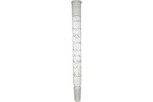 Laboy Glass Fractional Column Vigreux with 24/40 Joints 150mm in Indentation Length Lab Glass Condenser for Apparatus in Organic Chemsitry