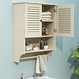 ChooChoo Bathroom Wall Cabinet with Towels