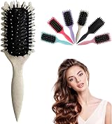 WACURRENTHYD Curl Defining Brush Hair Styling Tool Pink Green NEW view 1
