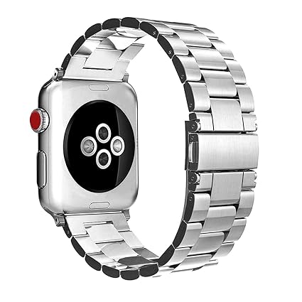 Stainless Steel Band Strap Smartwatch Classic Metal Wristband Bracelet Compatible with 44mm Apple Watch Series 4, 42mm Apple Watch Series 3/2/1 ...