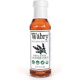 W&auml;bry Lavender Syrup, 12 FL oz, BPA-Free Plastic Bottle | Natural Coffee Matcha Syrup, Organic Snow Cone Syrup for Drizzling in Shaved Ice, Lattes, Tea &amp; Soda, Non-GMO