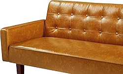 ERYE Upholstered Futon Daybed Loveseat Sofa