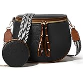 CHERUBEL Crossbody Bags for Women, Large Vegan Leather Trendy Bum Bag