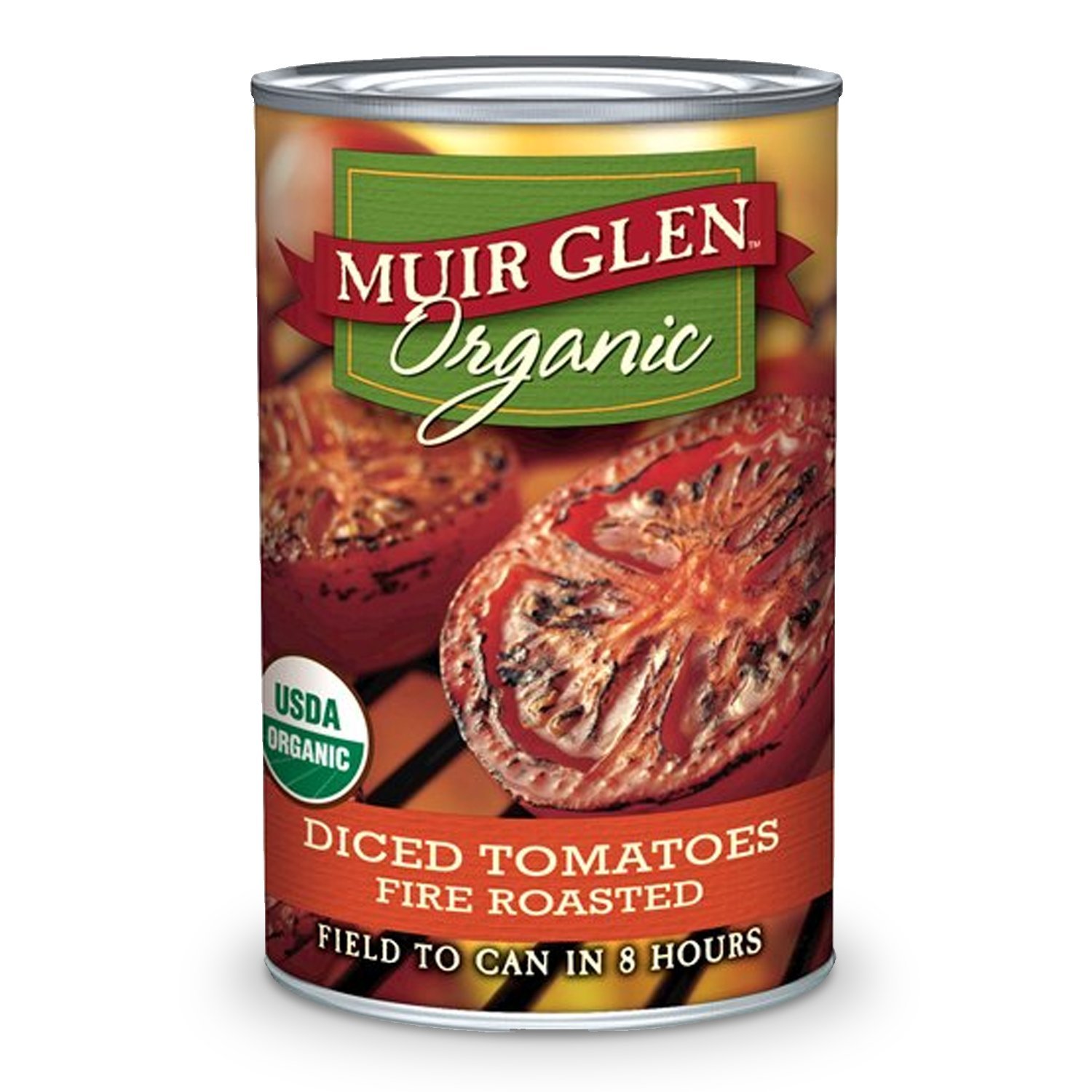 Muir Glen Organic Diced Tomatoes Fire Roasted 14.5 oz 12 Pack 14.5