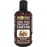 Promise 100% Pure Certified Organic Castor Oil, For Hair, Beard, Moisturizes, Softens, Nourishes Skin, Hair and Nails, Made i