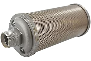 Industrial Service Solutions Aftermarket Alwitco M15 Atomuffler Air Exhaust Muffler | 1.5" NPT Male, 125 PSI | Replacement Part | for Compressed Air Equipment and Systems