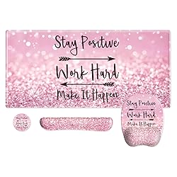 Anyshock Pink Mouse Pad Wrist Support, Keyboard