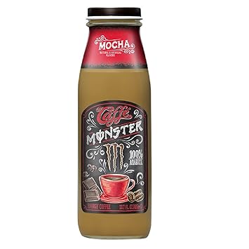 Caffe Monster Mocha – Botella de cristal de 34,3 ml (paquete ...