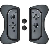 Surge Nintendo Switch Grip Kit, Joy-Con Grips & Thumb Grips - Grey