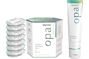 Opal by Opalescence Go - (7 Treatments) Gentle Prefilled Teeth Whitening Trays w/Sensivity Toothpaste 4.7 Oz - Hydrogen Peroxide - Cool Mint - Made by Ultradent. 5761-5526-1