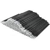AIVIAI Disposable Micro Applicator Brush for Makeup, 400pcs (Black)