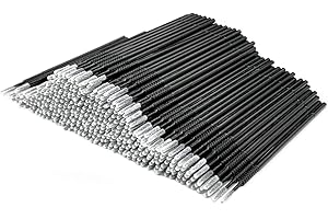 AIVIAI Disposable Micro Applicator Brush for Makeup, 400pcs (Black)