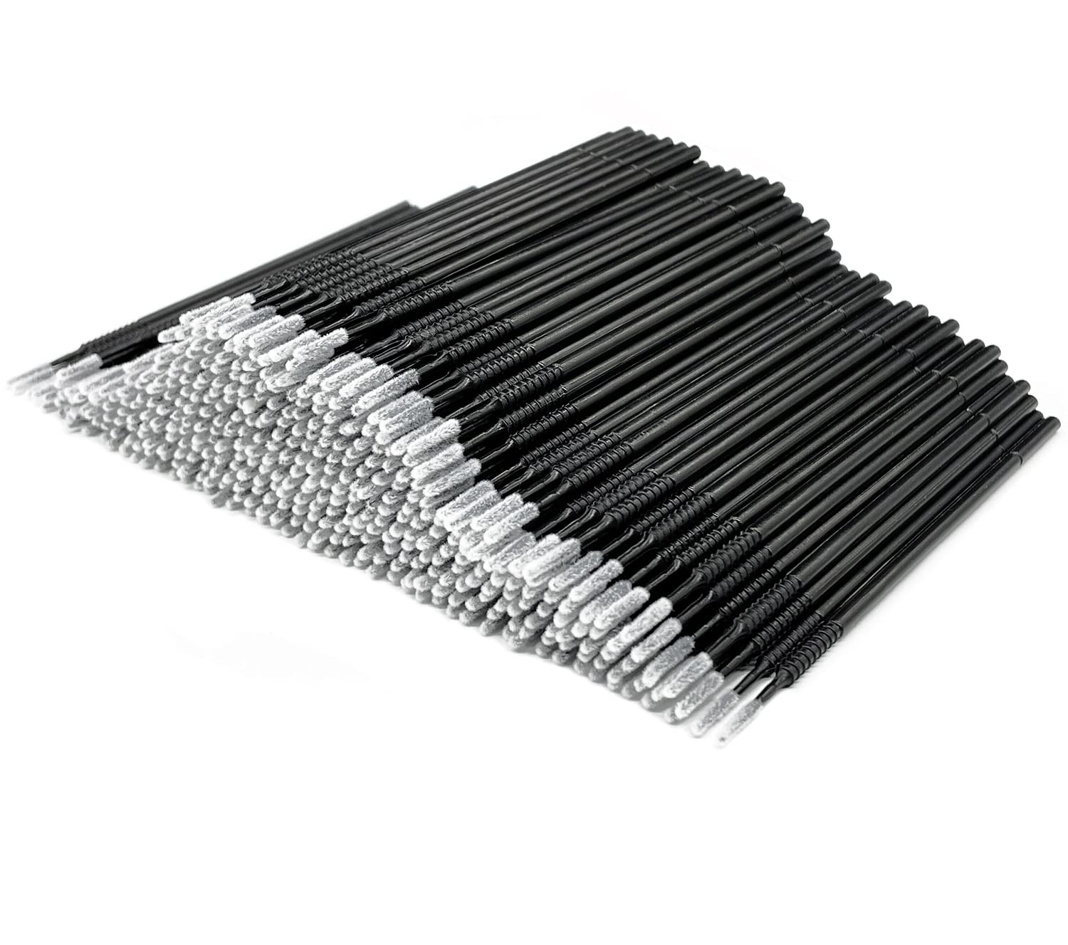 Photo 1 of AIVIAI Disposable Micro Applicator Brush for Makeup, 400pcs (Black)