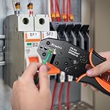 Preciva Ratchet Insulated Wire Terminal Crimping Tool Pliers AWG 20-10 view 7
